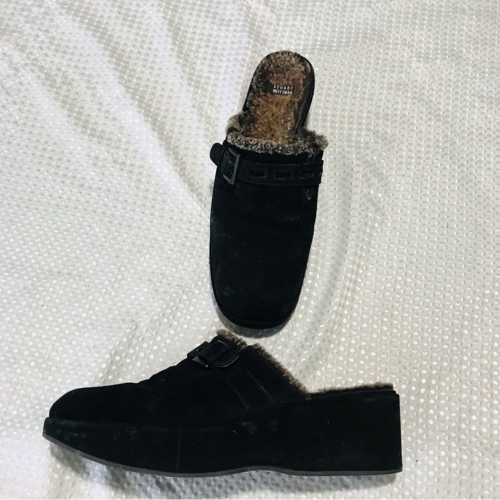 Stuart weitzman suede mules - Picture 1 of 8